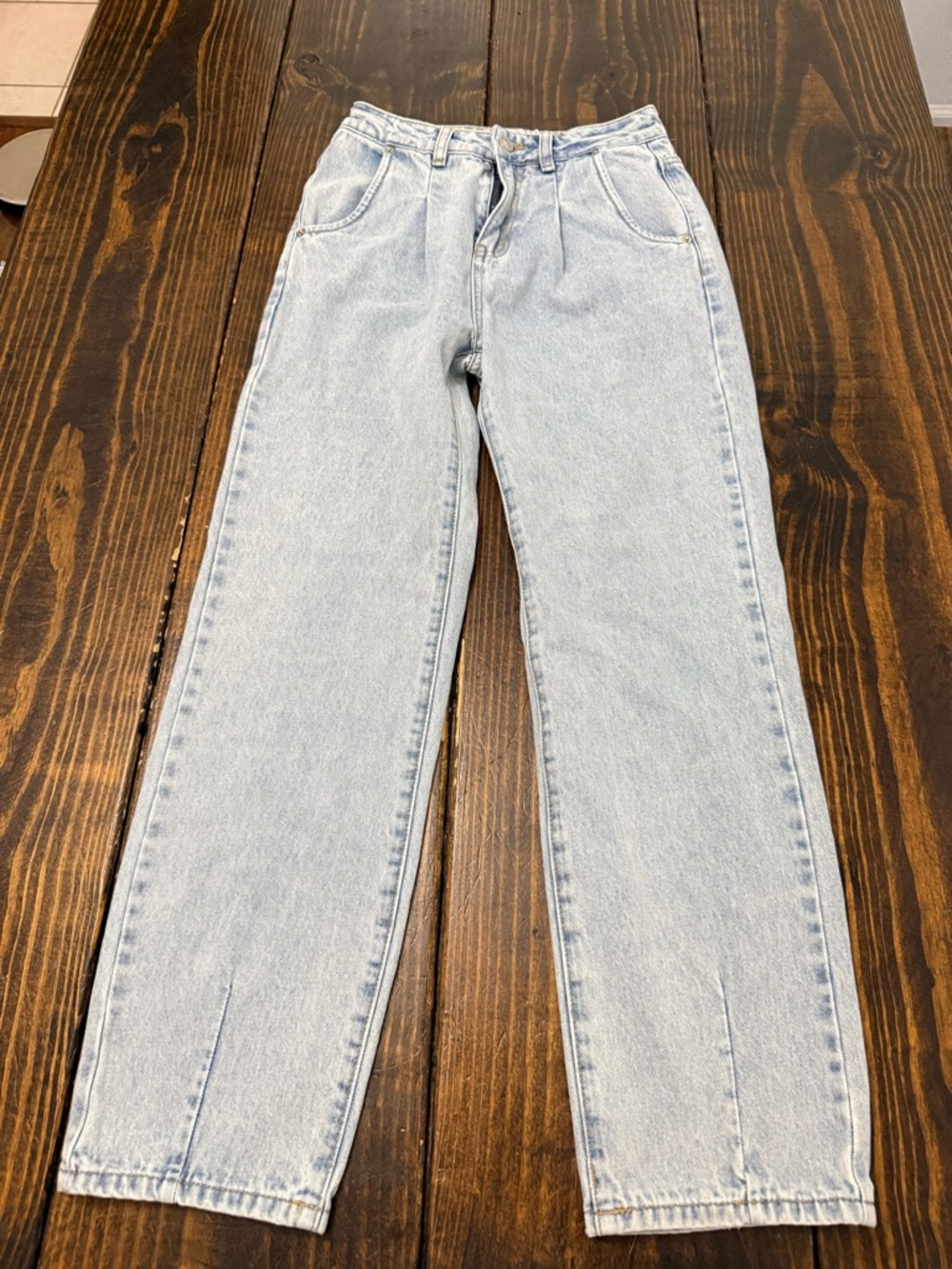 Princess Polly Light Wash High Rise Jeans